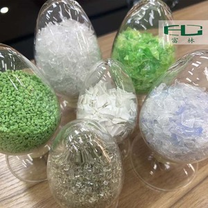 Flocons de PET recyclé 3A lavés <span class=keywords><strong>à</strong></span> chaud en gros, déchets de plastique sec, polyéthylène téréphtalate pour fibres textiles, prix abordable - Product Image 2