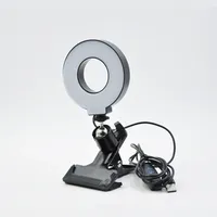 Lampu LED Mini Profesional Ringkas dan Portabel untuk Ponsel, Tablet, PC, Selfie, Video Conference, dan Aksesoris Fotografi