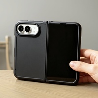 Coque de téléphone 2-en-1 concave pour iPhone Duo Fold, bord souple, anti-chute, rainure, non pliable, étanche, anti-traces de doigts, antichoc