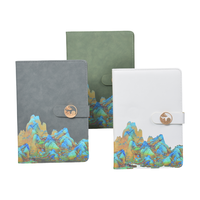 Cahier scolaire personnalisé multicolore 100 feuilles avec fermoir métallique, cadeau souvenir, fabricant de cahiers