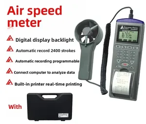 Vendas quentes AZ9871 Impresso Velocidade do Vento e Volume <span class=keywords><strong>Recorder</strong></span> Industrial Vento Velocidade Tester Anemômetro Ambiental - Product Image 1
