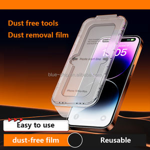 Kit de nettoyage auto-alignant, applicateur de protection d'écran HD <span class=keywords><strong>pour</strong></span> <span class=keywords><strong>téléphone</strong></span> portable, élimination de la poussière, <span class=keywords><strong>pour</strong></span> iPhone 15 Pro Max, téléphones portables - Product Image 3
