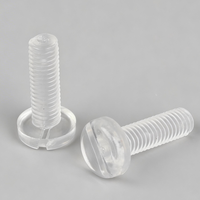 Vis à tête fraisée en polycarbonate PC M2 M3 M4 M5 M6 M8 M10, vis de machine en plastique