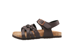 Sandales orthopédiques <span class=keywords><strong>Birkenstock</strong></span> pour enfants, motif léopard, fabrication artisanale, semelle en liège naturel, talon rembourré, massage du pied, certifiées CE - Product Image 2