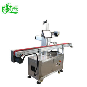 Machine de marquage laser UV Bande transporteuse à fil Crayons à sourcils Mascaras Stylos plume Petits produits cylindriques Plans de marquage - Product Image 3