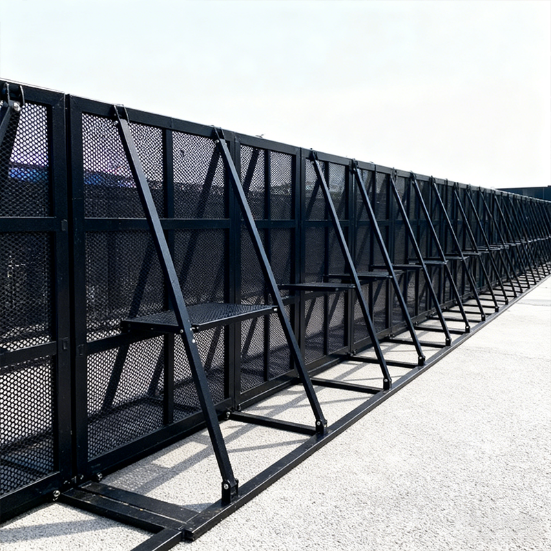 Crowded Control Wall Barrier 2 Meters