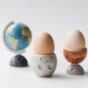 Sujetalibros de Cerámica con Forma de Planeta para Estantes, Sujetalibros Decorativos 3D de Tierra y Marte, Sujetalibros Resistentes con Temática Espacial, 5x4x6 Pulgadas - Product Image 6