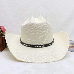 Sombrero de Papel para Protección Solar, Sombrero de Playa al por Mayor, Sombreros Vaqueros Casuales de Ala Ancha para Hombres, Adultos, Viajes, Fiestas, Pesca, Cuatro Estaciones, Unisex - Product Image 3