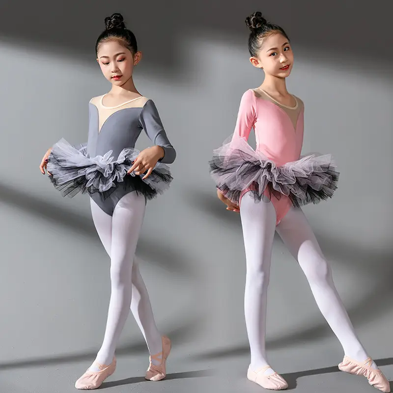 Girls Training Dancewear Ballet Dress Kids Gymnastic Clothing Dance Costume Manufacturer Women Adults Tutu Skirts