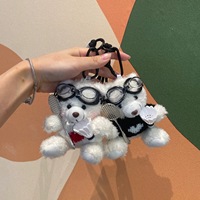 2026 nouveau porte-clés en peluche ours de Badminton, poupée en peluche avec logo personnalisé, cadeau de sport pour les enfants, faveur de fête en gros