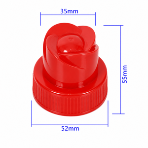 Tapa dispensadora abatible de plástico de 52 mm para botellas de detergente, champú y líquidos domésticos - Product Image 2