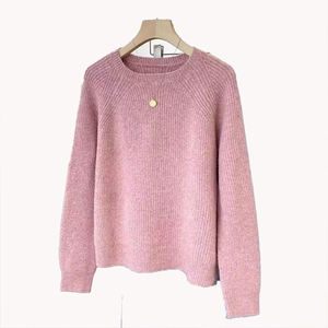 เสื้อสเวตเตอร์คอวีแขนยาวแฟชั่นสำหรับผู้หญิง สไตล์ลำลอง ใส่สบาย เหมาะสำหรับฤดูใบไม้ร่วงและฤดูหนาว รุ่นใหม่ล่าสุด - Product Image 4