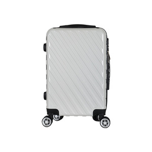 Valise à roulettes universelle à fermeture éclair de 28 pouces en PC de couleur unie Grande capacité Rayures silencieuses Valise de voyage - Product Image 5
