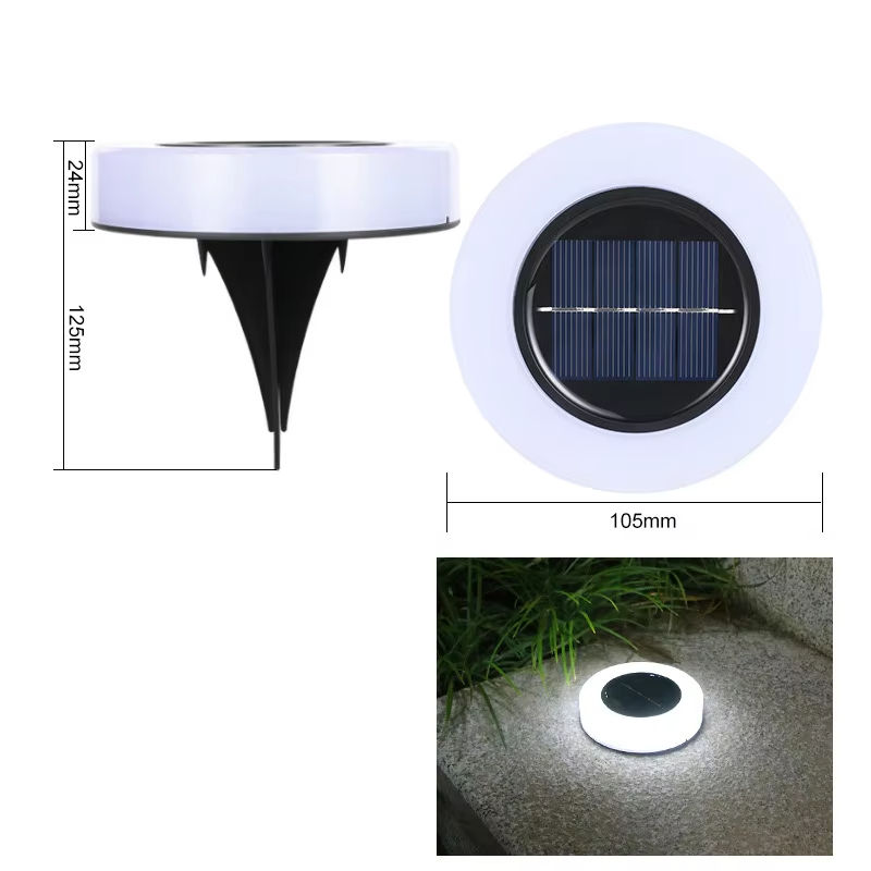 Lumière blanche légère ronde de 1-8LED