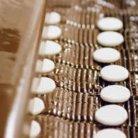 Ligne d'enrobage automatique de chocolat GUSU 800 mm en acier inoxydable pour snacks 2026