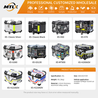 Promotion : Top Case Moto 45L en Alliage d'Aluminium Étanche Personnalisable – OEM, ODM, Vente en Gros, Logo Personnalisé, Commandes en Gros Acceptées