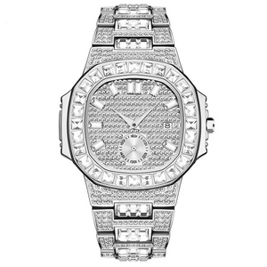 <span class=keywords><strong>Montre</strong></span> de luxe Hip Hot <span class=keywords><strong>Amazon</strong></span> sertie de diamants colorés, <span class=keywords><strong>montre</strong></span> à quartz carrée, étanche, montres pour femmes, <span class=keywords><strong>montre</strong></span>-bracelet en alliage pour femmes - Product Image 1