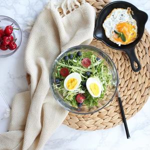 Tazón de Vidrio Transparente Resistente al Calor de 4 Pulgadas para Mezclar Ensaladas y Frutas - Product Image 3