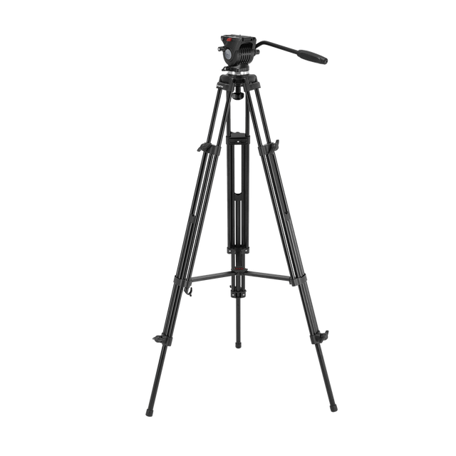 WF 777 190cm Compact Tripod Stand for Camera Video Professional Video Camera Tripod for Dslr Camera with Smooth Fluid Head