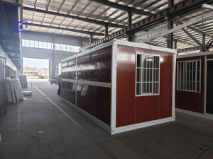 Usine personnalisée moderne modulaire de haute qualité maison préfabriquée panneau sandwich en laine de verre construction conteneur d'expédition kit de maison - Product Image 5