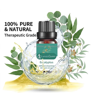 Huile essentielle d'eucalyptus 100% pure et naturelle pour l'aromathérapie, huile d'eucalyptus globulus biologique pour diffuseur, soin de la peau, 10 ml - Product Image 1
