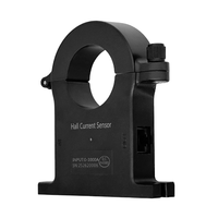 SHOONIS Sensor Penjepit Arus Efek Hall DC Pemasangan Loop Terbuka 9-16V Akurasi 1% Output Cahaya 2-Kanal RJ45