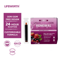 Collagène liquide Lifeworth, peptides de collagène, compléments alimentaires pour la peau, les cheveux et les ongles des femmes adultes, éclaircissement de la peau, bien-être, beauté