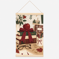 Peinture sur toile murale enroulable style Art Déco, thème Thanksgiving et Anniversaire, pour décoration intérieure, cadeau saisonnier