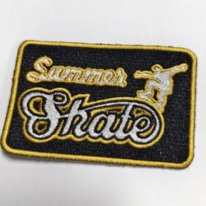 AN-E0001ホラーサッカー旅行ギリシャの手のひら避妊パッチ刺Embroideryシェニールパッチアイアン - Product Image 2