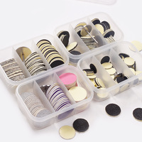 Kits de forets remplaçables pour manucure et pédicure 80 #120 #180 # papier de ponçage avec roulement lime à ongles accessoires pour ongles