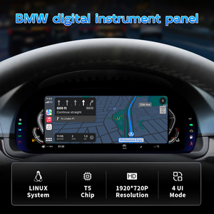 Display Digitale per Cruscotto F10 F15 F18 F25, Strumentazione e Tachimetro con CarPlay Wireless per BMW Serie 5 6 7 X3 X4 X5 X6 - Product Image 2