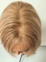 Perruque sur mesure 100 % cheveux humains pour femmes, Remy chinois, sans colle, ligne de cheveux naturelle, entièrement nouée à la main, mono top