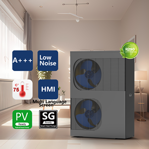 Pompe à chaleur hybride DC Inverter air-eau <span class=keywords><strong>monobloc</strong></span> R32 R290 8kw 9kw 10kw 12kw Chauffe-eau Chauffage Refroidissement - Product Image 1