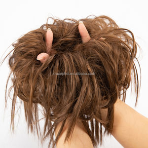 Extension de cheveux bouclés, peigne à cheveux facilement extensible, Extension queue de cheval à Clip, chouchou, plateau à <span class=keywords><strong>Chignon</strong></span>, queue de cheval, postiche - Product Image 3