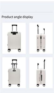 Maleta <span class=keywords><strong>Infantil</strong></span> con Ruedas Giratorias <span class=keywords><strong>de</strong></span> 20 Pulgadas, Marco <span class=keywords><strong>de</strong></span> Aluminio, Asiento para Niños, Candado TSA, Ruedas Silenciosas 360°, Material <span class=keywords><strong>de</strong></span> PC, <span class=keywords><strong>Equipaje</strong></span> <span class=keywords><strong>de</strong></span> <span class=keywords><strong>Mano</strong></span> - Product Image 4