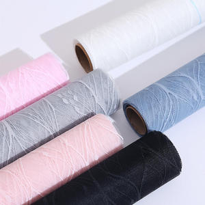 Fashion Lace Floral <strong>Wrapping</strong> <strong>Paper</strong> Lightning Sequin Mesh Bouquet Wrap Korean Style Flower Packaging <strong>Paper</strong> for Gift and <strong>Wedding</strong> - Product Image 3