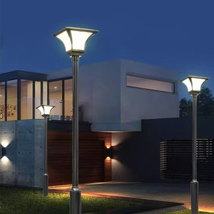 ไฟสวนพลังงานแสงอาทิตย์ LED แบบบูรณาการภูมิทัศน์กลางแจ้งกันน้ำสำหรับสนามหญ้าลานระเบียงทางเดินโคมไฟสนามพลังงานแสงอาทิตย์ - Product Image 1