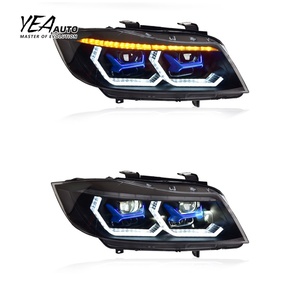 Adapté à la <span class=keywords><strong>BMW</strong></span> Série 3 E90 <span class=keywords><strong>E91</strong></span> 2005-2013 Ensemble de phares à <span class=keywords><strong>LED</strong></span> Feux avant RGB DRL <span class=keywords><strong>Angel</strong></span> <span class=keywords><strong>Eyes</strong></span> - Product Image 2