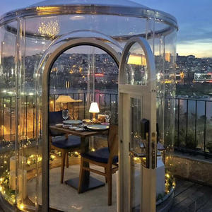 Dosette en verre modulaire, vue d'étoile, nouveau design, utilisation en extérieur, restaurant - Product Image 3