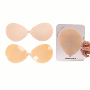 Étui de voyage en gros pour <span class=keywords><strong>soutien</strong></span>-<span class=keywords><strong>gorge</strong></span> <span class=keywords><strong>adhésif</strong></span>, rangement portable en silicone pour <span class=keywords><strong>soutien</strong></span>-<span class=keywords><strong>gorge</strong></span> - Product Image 1