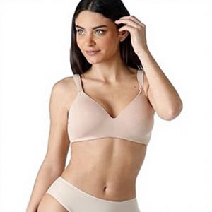 Soutien-gorge d'allaitement sans couture pour femme, sans armatures, bonnets triangulaires, fermeture avant, ajustement confortable - Product Image 1