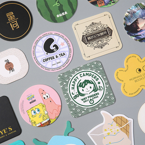 Custom Printing Coaster Paper Hotel Restaurant Disposable Absorbent Paper Coaster Bar Ktv <strong>Beer</strong> Coffee Coaster <strong>Mat</strong> for Drinks - Product Image 2