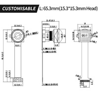 Module de caméra de surveillance embarquée OEM 8MP 4K OS08C10 Starlight à vision nocturne grand angle et mise au point fixe
