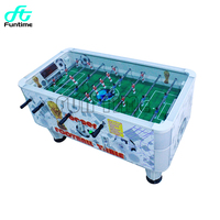 Prix direct usine Divertissement intérieur Sport Football Table de football à jetons Machine de jeu d'arcade de football en verre
