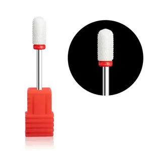 Broca de cerámica de tungsteno para manicura y pedicura, pulidor de uñas, accesorio para equipos de arte de uñas - Product Image 3
