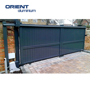 Porte coulissante en <span class=keywords><strong>aluminium</strong></span> de haute qualité de <span class=keywords><strong>4m</strong></span> pour la maison, la cour et le jardin. - Product Image 6