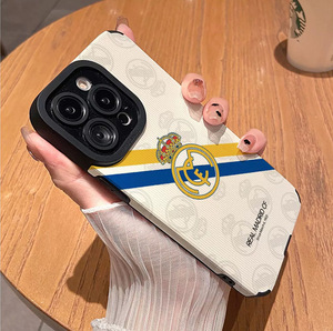 Nouvelle <span class=keywords><strong>Coque</strong></span> de Téléphone à Motif Logo Football Thème Sportif pour <span class=keywords><strong>iPhone</strong></span> 17 Air 16 15 14 13 12 <span class=keywords><strong>11</strong></span> <span class=keywords><strong>Pro</strong></span> Max, avec Rayures Verticales et Couverture Arrière - Product Image 3