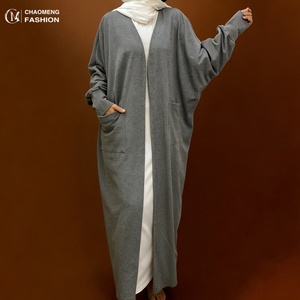 1997# Discount Fashion Winter Coat <b>Thick</b> Polyester Women Batwing Sleeves With Front Pockets Warm Autumn Winter <b>Cardigan</b> Abaya - Product Image 1