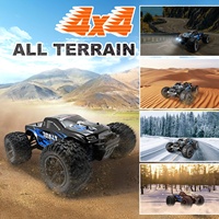 Coche Monstruo de Alta Velocidad 1:16 2.4Ghz, Juguetes de Control Remoto, Coche de Carreras Todoterreno 4WD, Vehículo RC de Velocidad Variable para Niños, 40KM/H