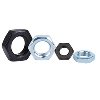 Écrous hexagonaux à prix compétitif ASME B18.2.2, haute résistance, CS, oxyde noir, UNF UNC, écrous fins à tête hexagonale, pour l'exploitation minière, ISO9001